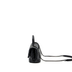 CHANEL SMALL COCO HANDLE CAVIAR BLACK RUTHENIUM HARDWARE