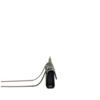 CHANEL 23P TOP HANDLE MINI FLAP BAG CAVIAR BLACK LGHW (MICROCHIP)