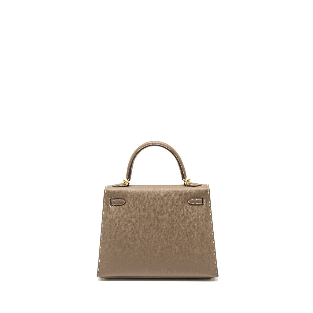Hermes Kelly 25 Epsom etoupe GHW