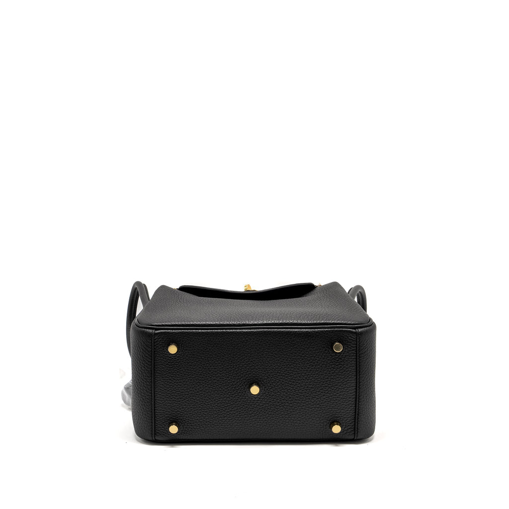 Hermes Lindy 26 Clemence Black GHW