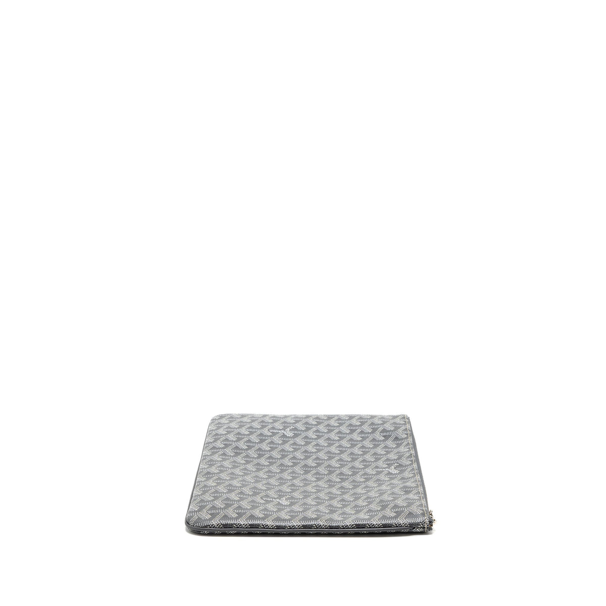 GOYARD SENAT MM POUCH GOYARDLINE CANVAS GREY SHW