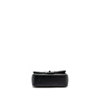CHANEL TOP HANDLE MINI RECTANGULAR FLAP BAG LAMBSKIN SO BLACK