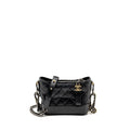 CHANEL SMALL GABRIELLE HOBO BAG CALFSKIN BLACK MULTICOLOUR HARDWARE