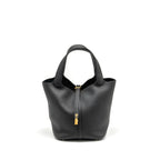 HERMES PICOTIN 22 CLEMENCE BLACK GHW