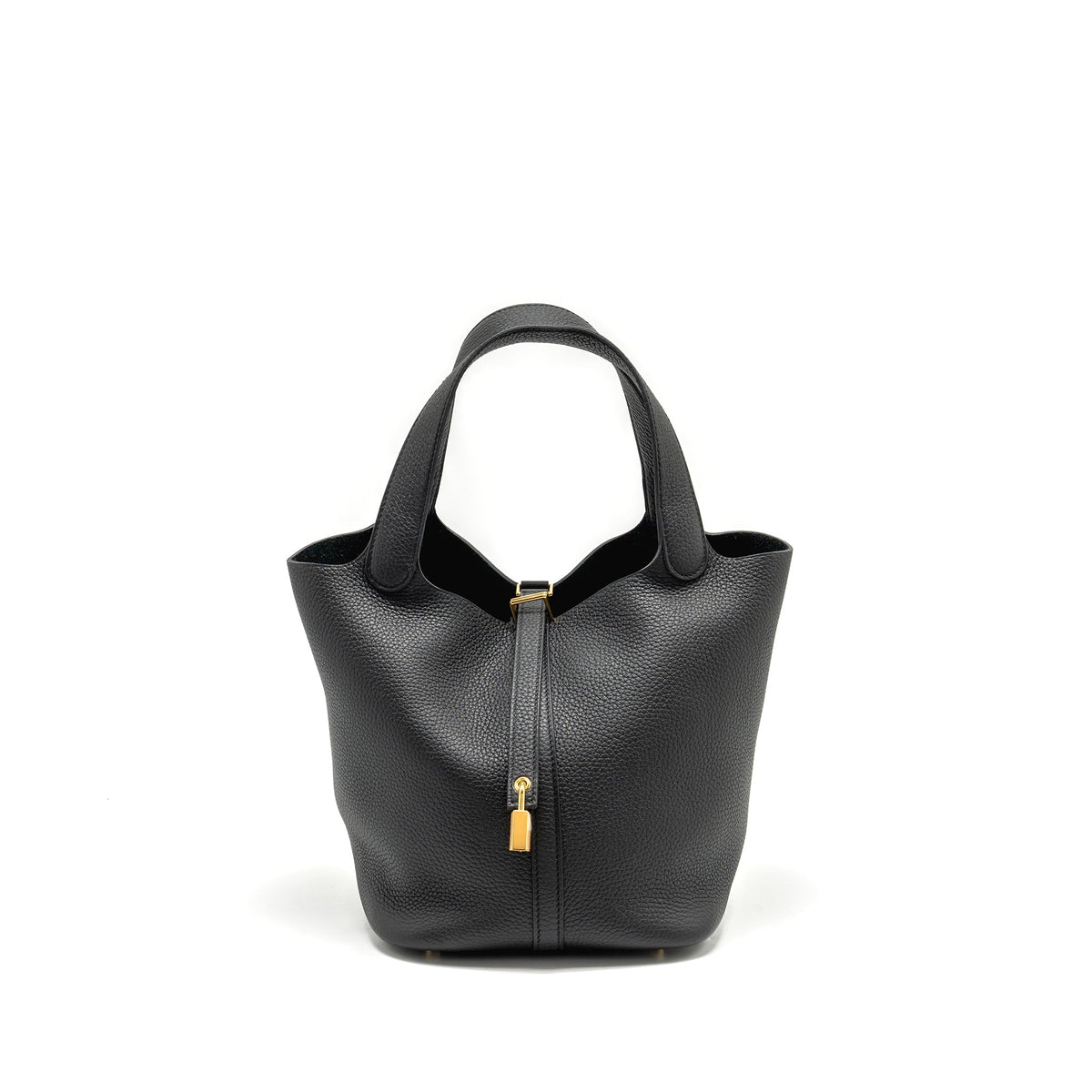HERMES PICOTIN 22 CLEMENCE BLACK GHW