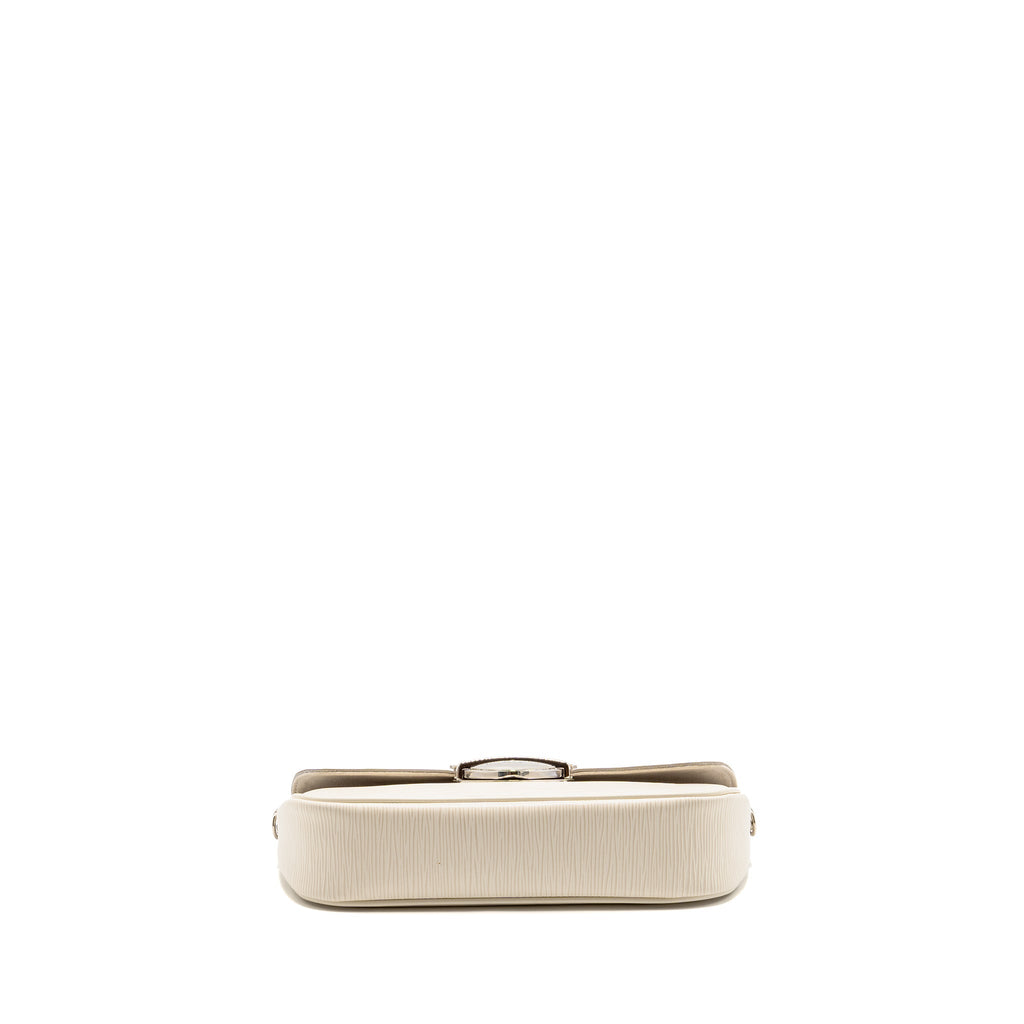Louis Vuitton Montaigne Pochette EPI Leather Ivory SHW