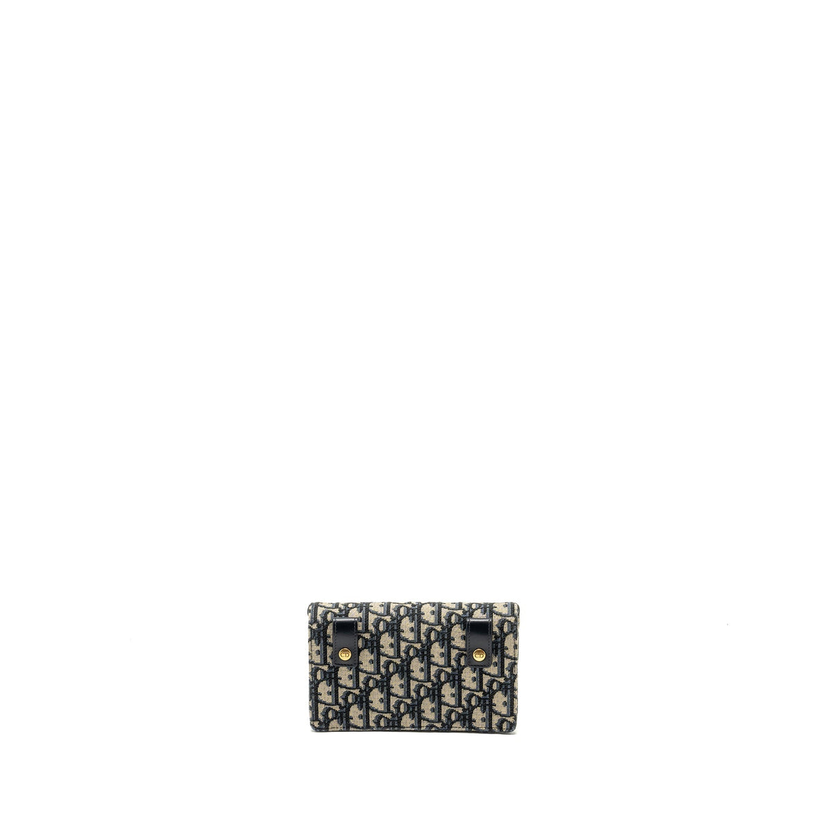 DIOR SADDLE BELT POUCH DIOR OBLIQUE CANVAS BLUE GHW