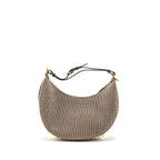 FENDI SMALL FENDIGRAPHY BAG FABRIC/ LEATHER BEIGE/ MULTICOLOUR GHW