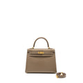 Hermes Kelly 25 Epsom etoupe GHW