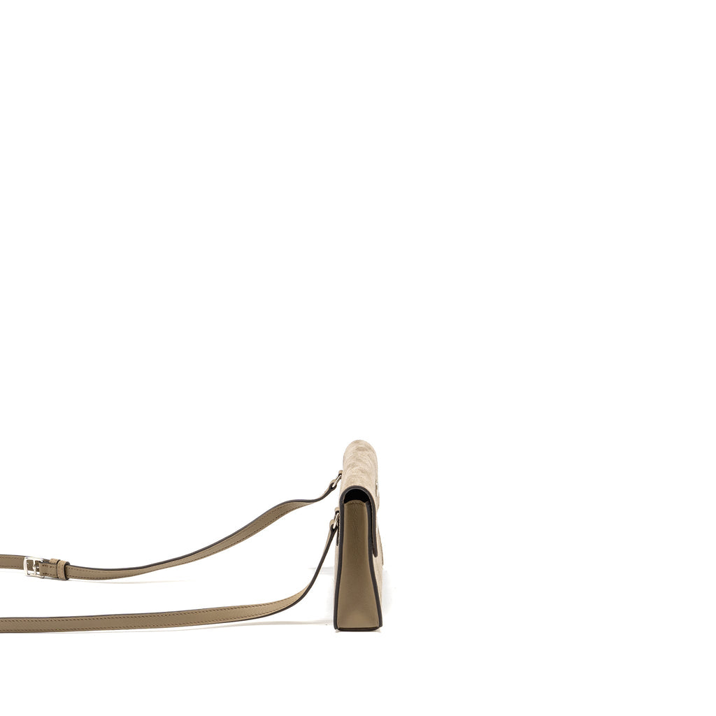 Hermes Hermesnap Grizzly/Swift Gris Caillou/Beige Marfa SHW