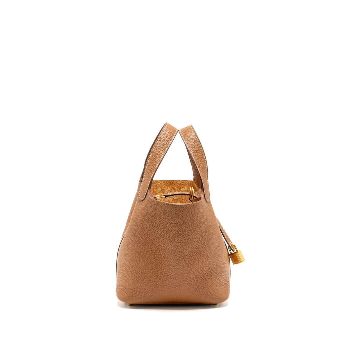 Hermes Picotin 18 clemence gold GHW