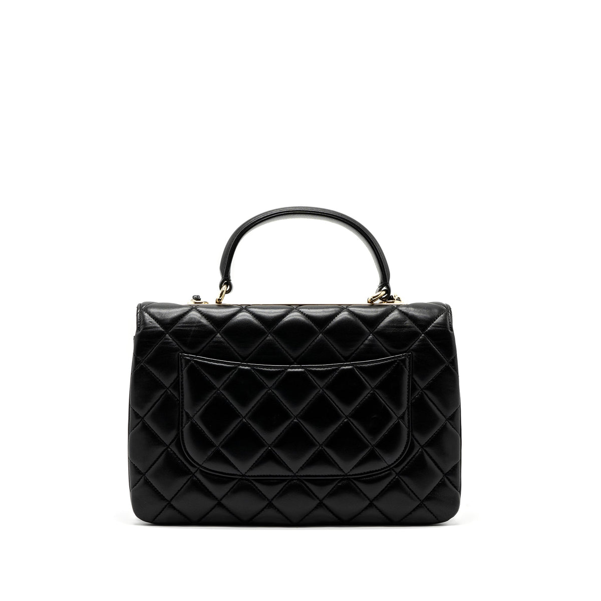 CHANEL MEDIUM TRENDY CC LAMBSKIN BLACK GHW