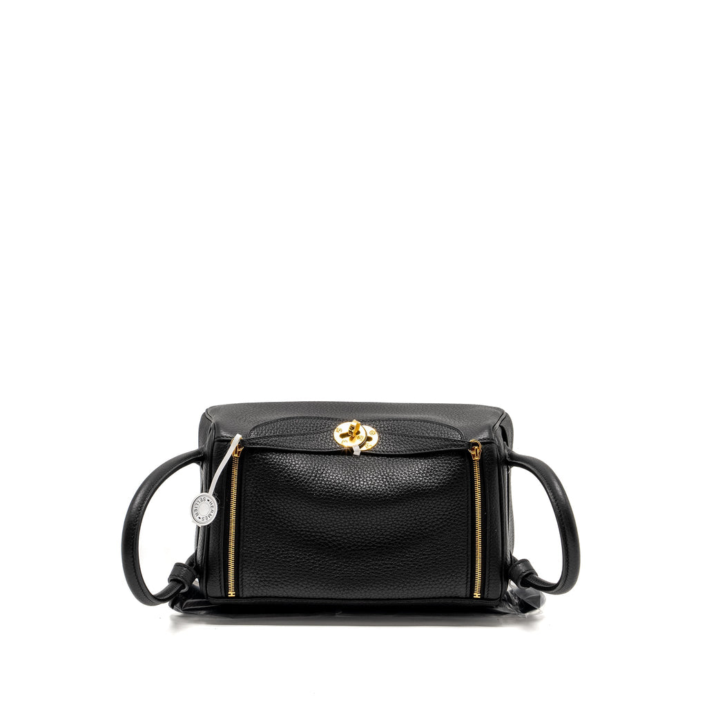 Hermes Lindy 26 Clemence Black GHW