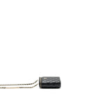 CHANEL VANITY CASE WITH DETAIL CC LOGO ON CHAIN CAVIAR BLACK LGHW