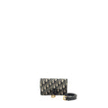 DIOR SADDLE BELT POUCH DIOR OBLIQUE CANVAS BLUE GHW
