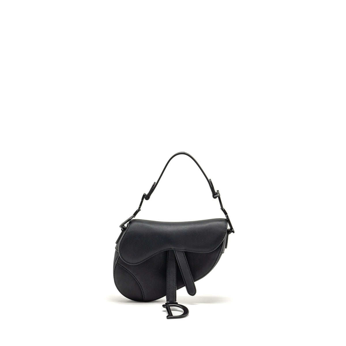 DIOR MINI SADDLE BAG CALFSKIN SO BLACK