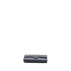 CHANEL CLASSIC FLAP LONG WALLET CAVIAR DARK BLUE SHW