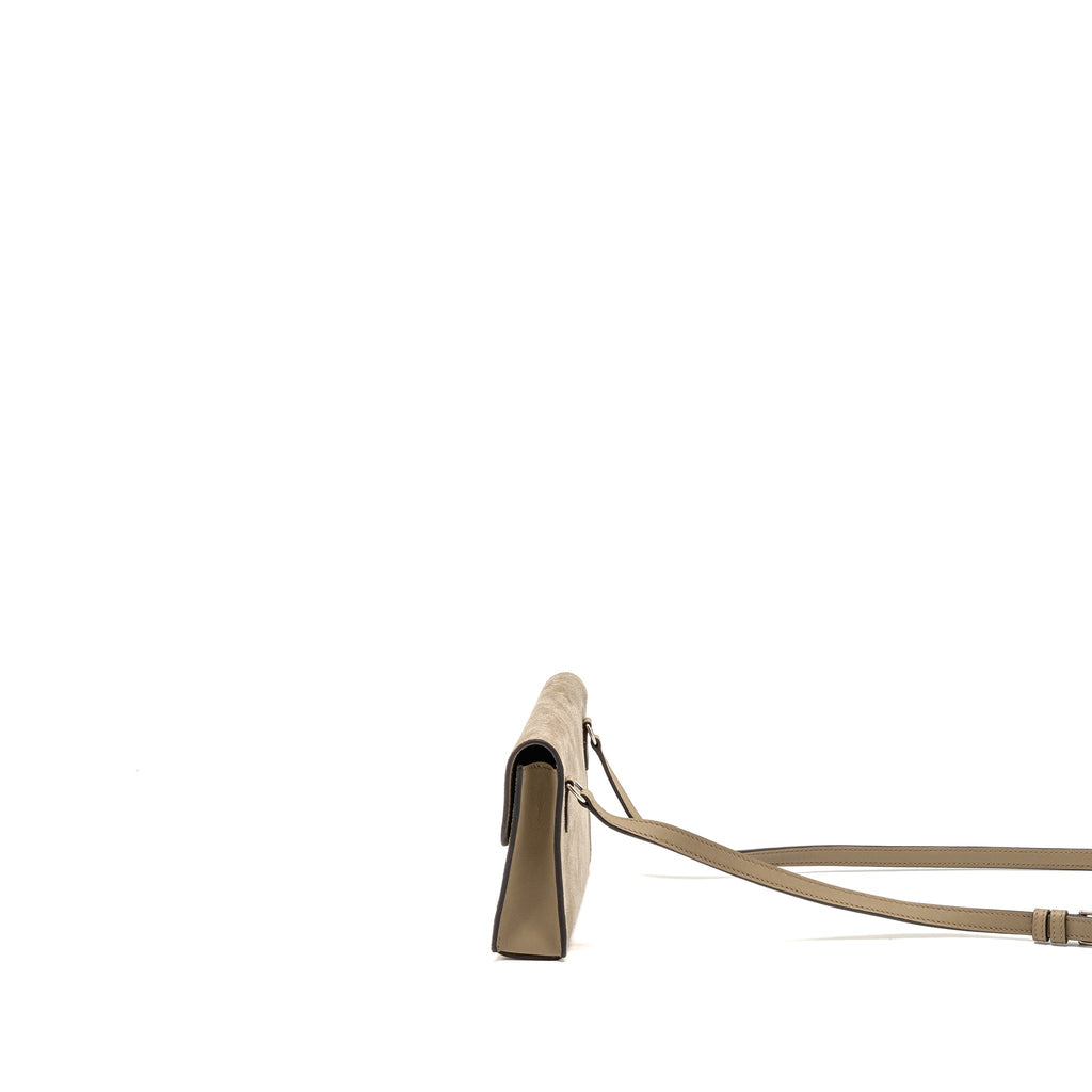 Hermes Hermesnap Grizzly/Swift Gris Caillou/Beige Marfa SHW