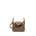 Hermes mini lindy clemence etoupe GHW