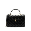 CHANEL MEDIUM TRENDY CC LAMBSKIN BLACK GHW