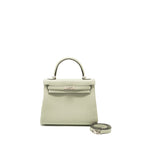 Hermes Kelly 25 Togo Gris Neve SHW