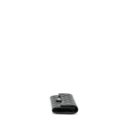 CHANEL CLASSIC LONG FLAP WALLET LAMBSKIN BLACK GHW (MICROCHIP)