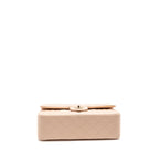 CHANEL JUMBO CLASSIC DOUBLE FLAP BAG CAVIAR BEIGE LGHW (MICROCHIP)