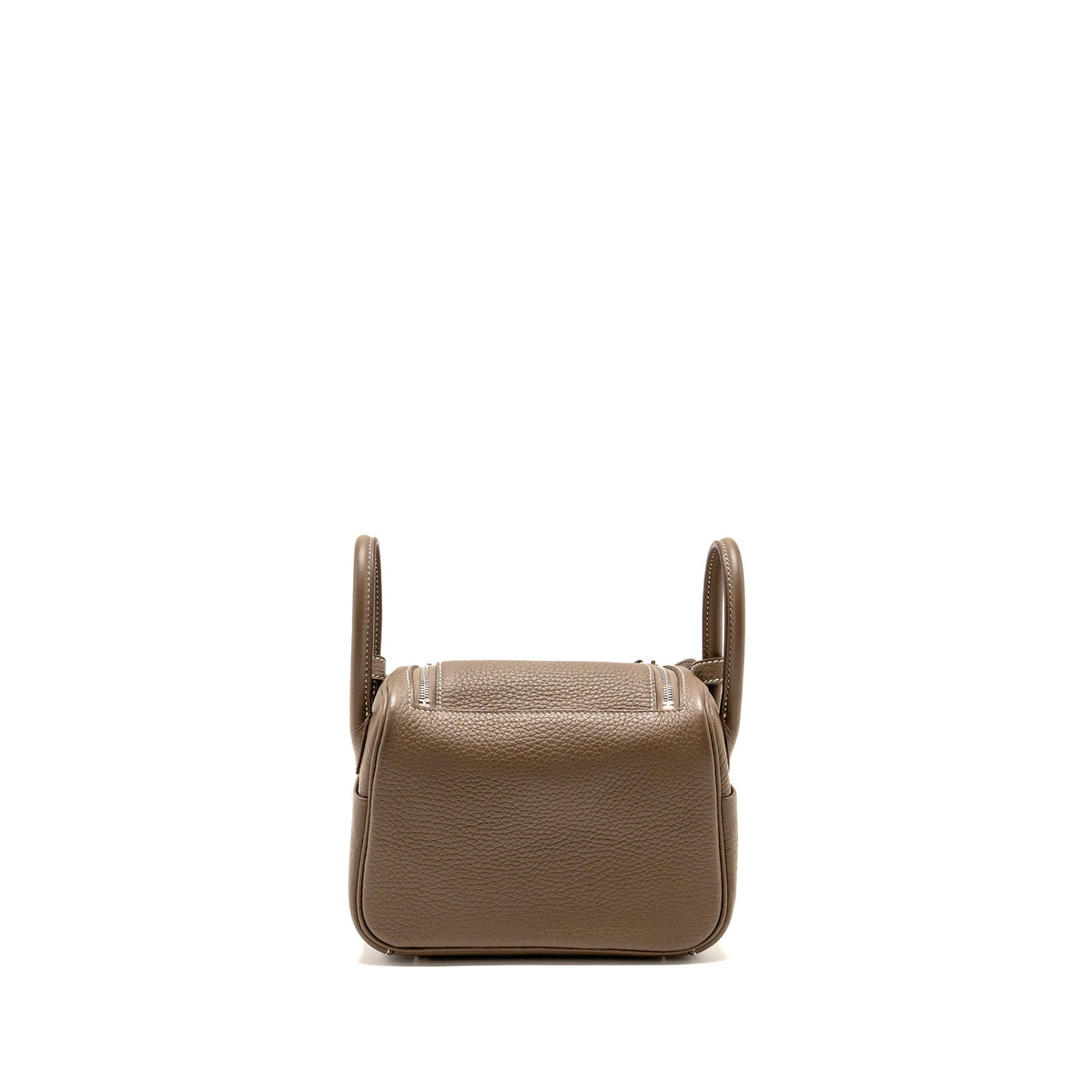 Hermes Mini Lindy Clemence Etoupe SHW
