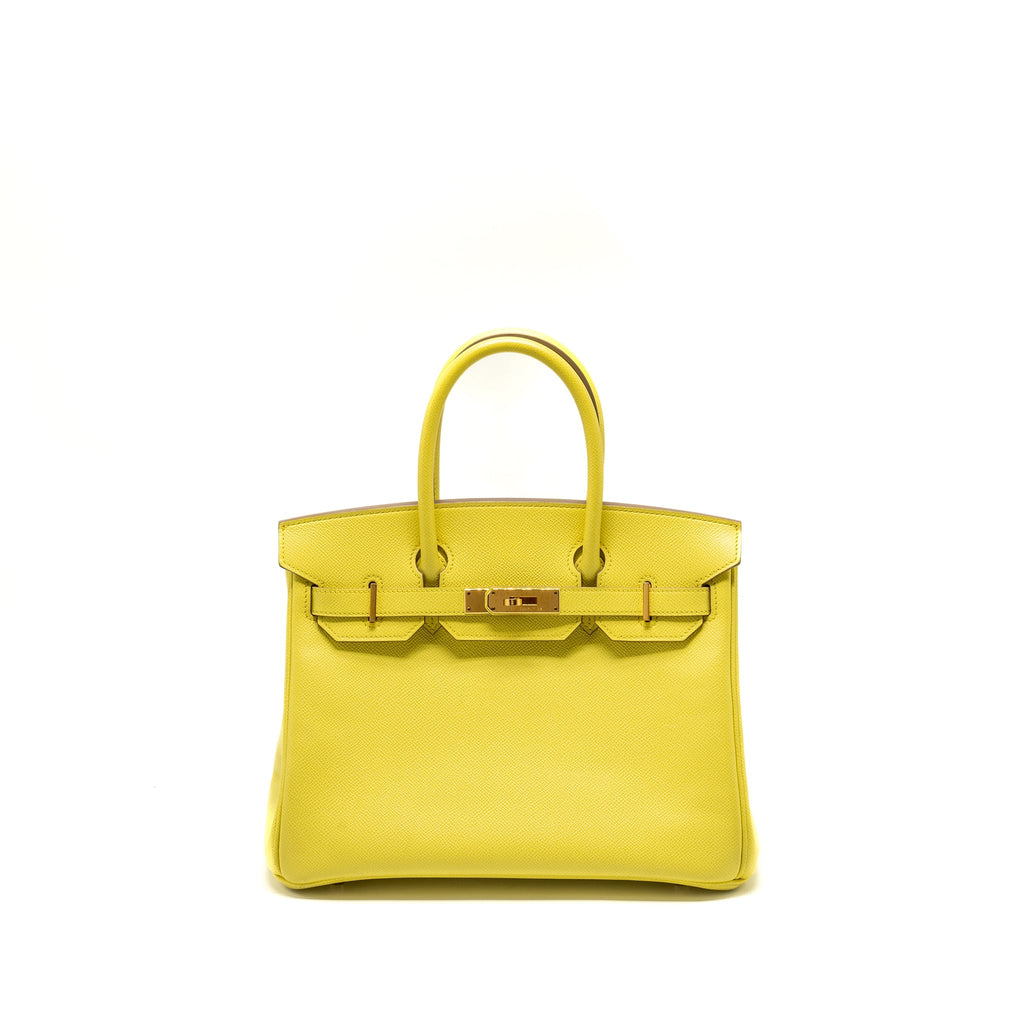 Hermes Birkin30 Epsom Lime GHW