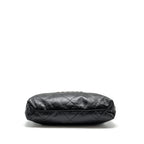 CHANEL MEDIUM 22 BAG CALFSKIN BLACK SHW (MICROCHIP)