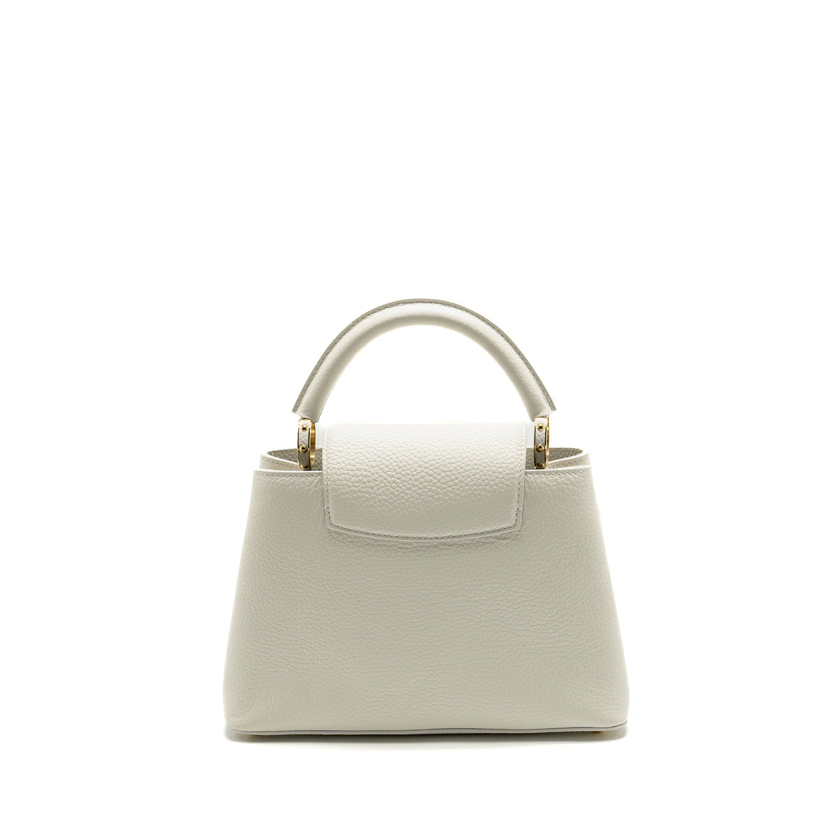 LOUIS VUITTON CAPUCINES BB TAURILLON BY THE POOL SNOW WHITE/PROVENCE BLUE GHW