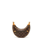 LOUIS VUITTON HALF-MOON LOOP BAGUETTE MONOGRAM CANVAS GHW