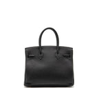 HERMES BIRKIN 30 TOGO BLACK RGHW