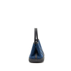 Hermes Neo Garden Party 23 Denim/Negonda Denim Moyen/Noir SHW
