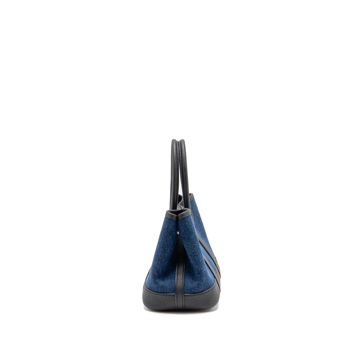 Hermes Neo Garden Party 23 Denim/Negonda Denim Moyen/Noir SHW
