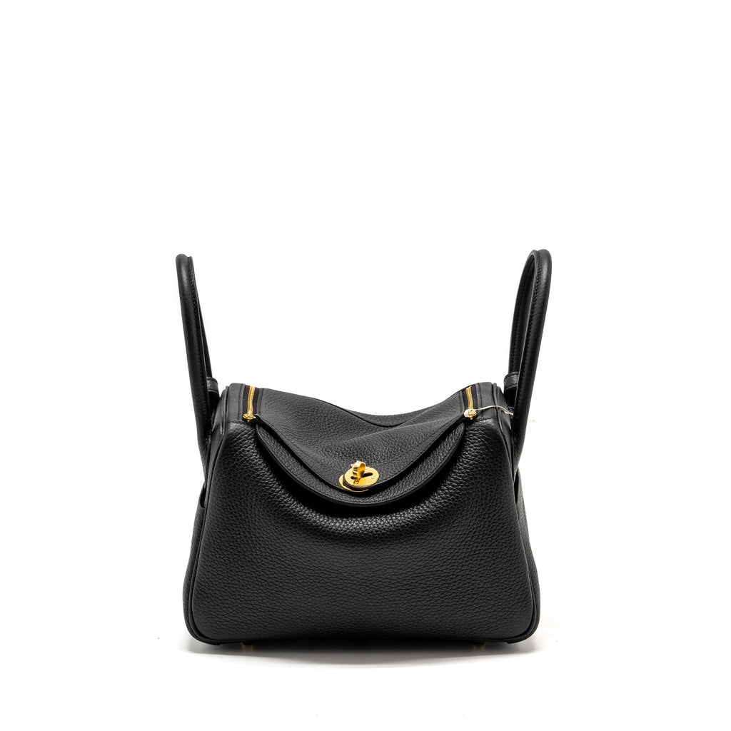 Hermes Lindy 26 Clemence Black GHW