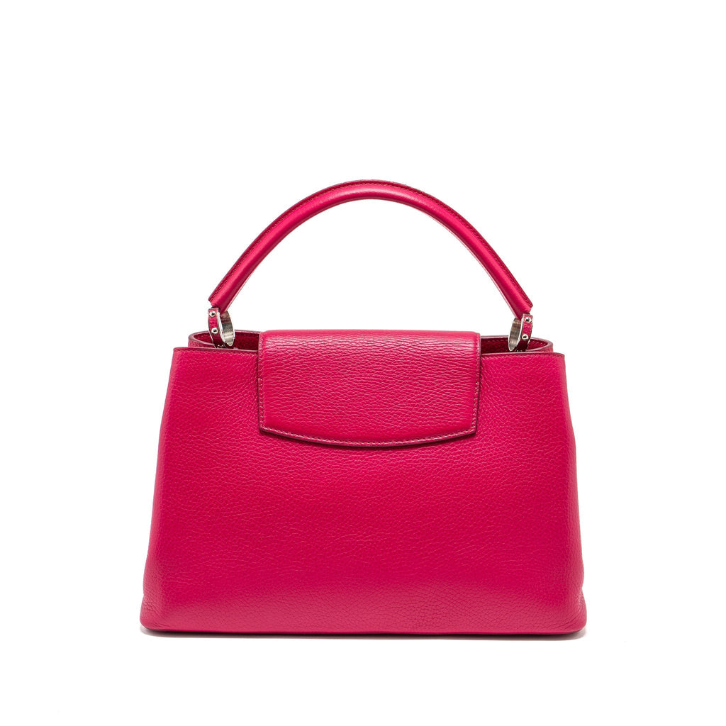 LOUIS VUITTON CAPUCINES TAURILLON HOT PINK SHW