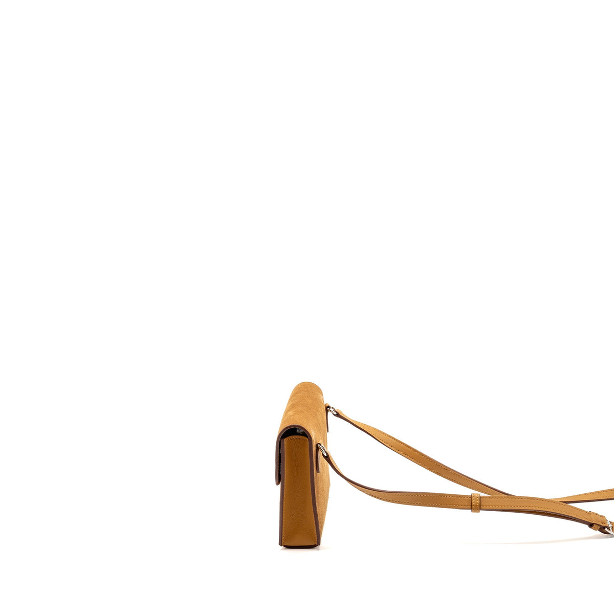 Hermes Hermesnap Suede / Swift Chamois / Sésame SHW
