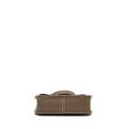 Hermes Halzan 25 Clemence Etoupe GHW