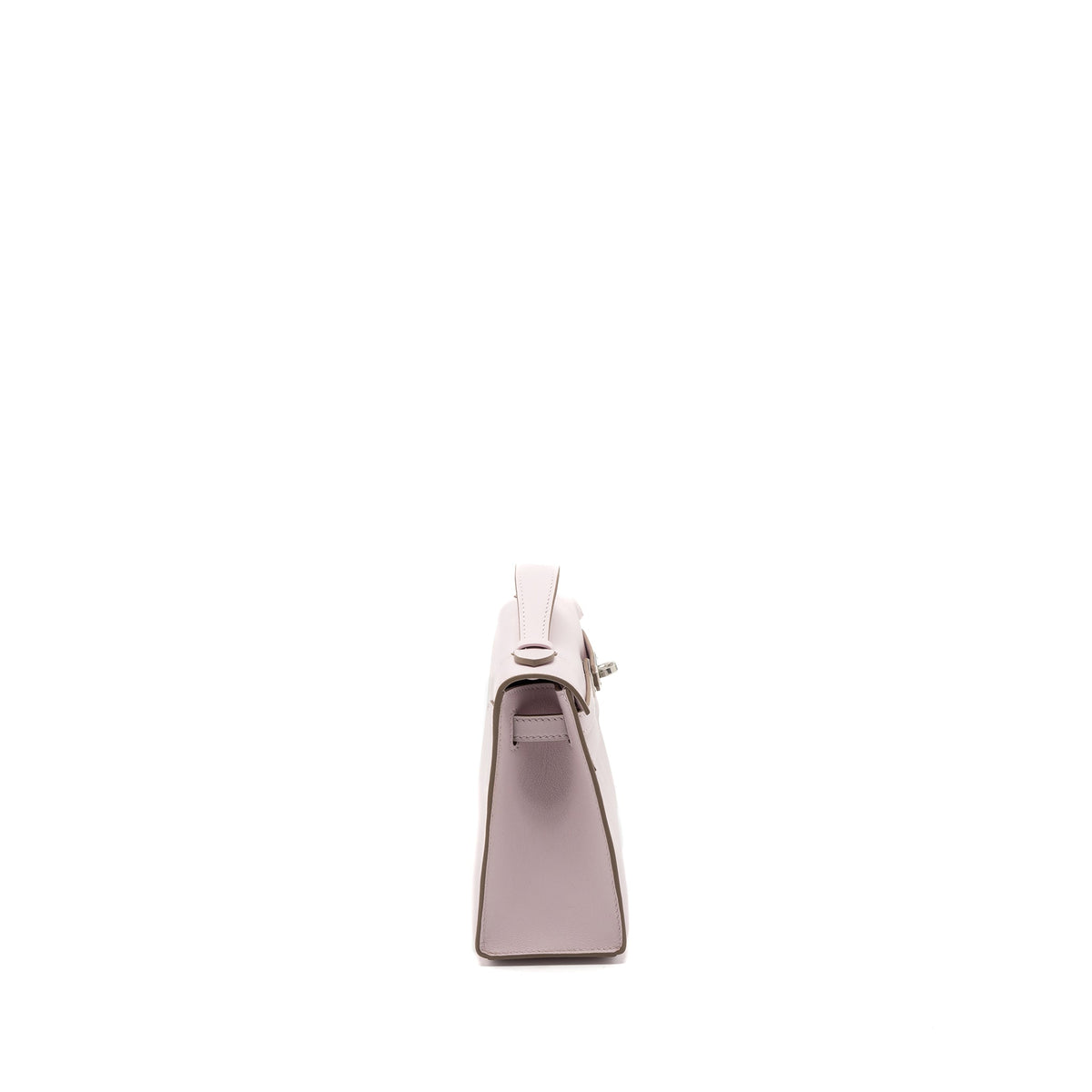 HERMES KELLY POCHETTE SWIFT MAUVE PALE SHW