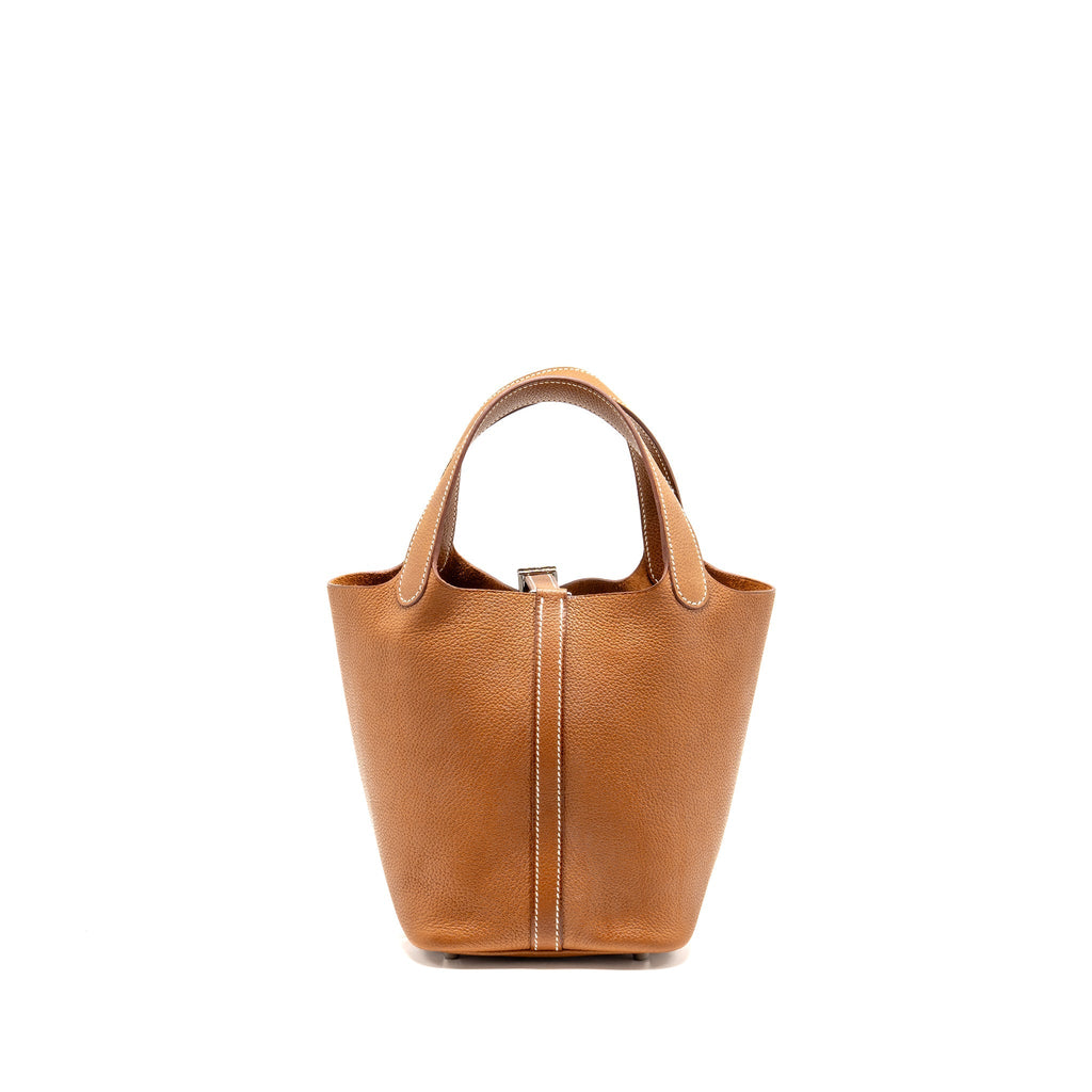 Hermes Picotin 18 Barenia Faubourg Gold SHW