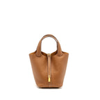 Hermes Picotin 18 clemence gold GHW