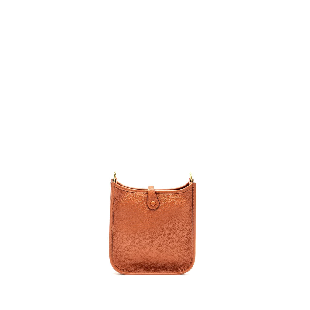 HERMES MINI EVELYNE CLEMENCE CUIVRE GHW
