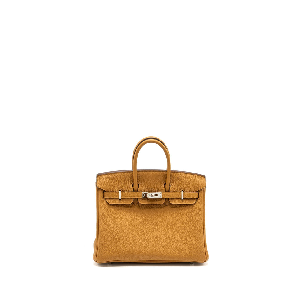 Hermes Birkin 25 Togo Caramel/Lime SHW
