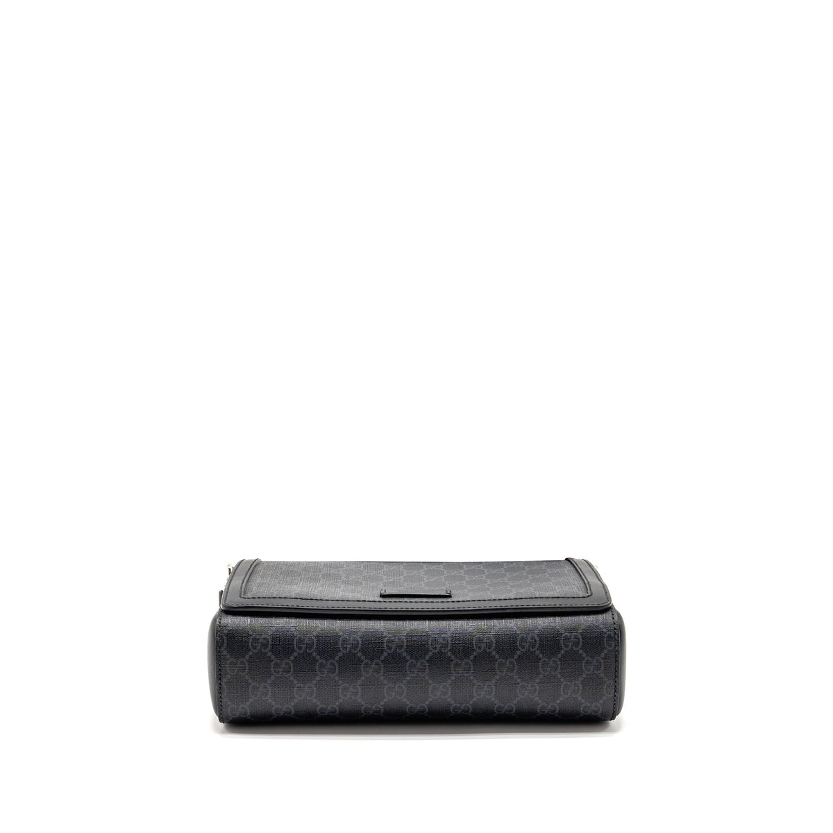 GUCCI MESSENGER BAG GG SUPREME CANVAS BLACK MULTICOLOUR STRAP SHW