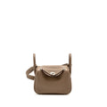 Hermes Mini Lindy Clemence Etoupe SHW