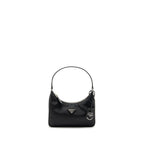 PRADA RE-EDITION 2005 RE-NYLON AND SAFFIANO MINI BAG BLACK SHW