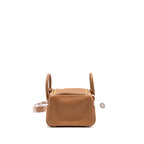 HERMES MINI LINDY II CLEMENCE GOLD GHW