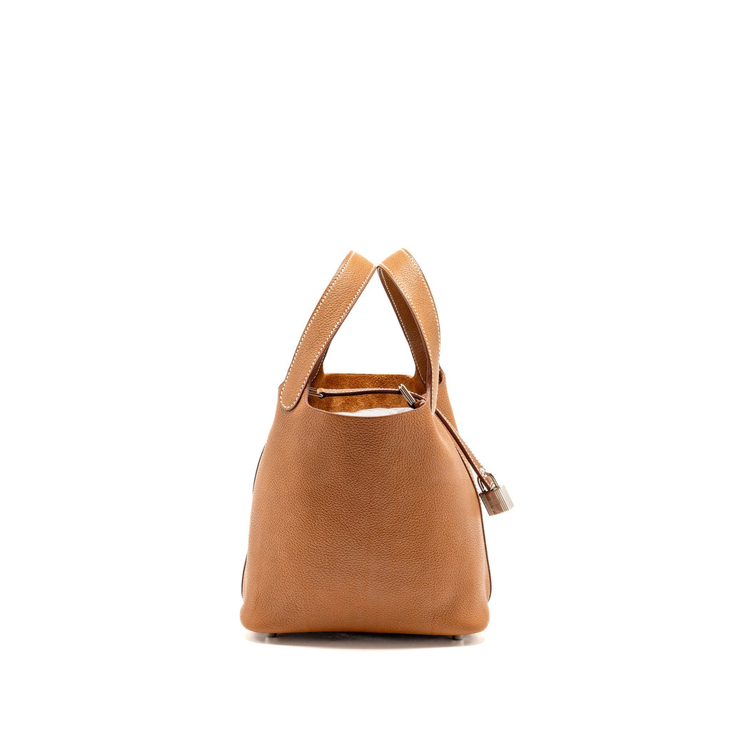 Hermes Picotin 18 Barenia Faubourg Gold SHW