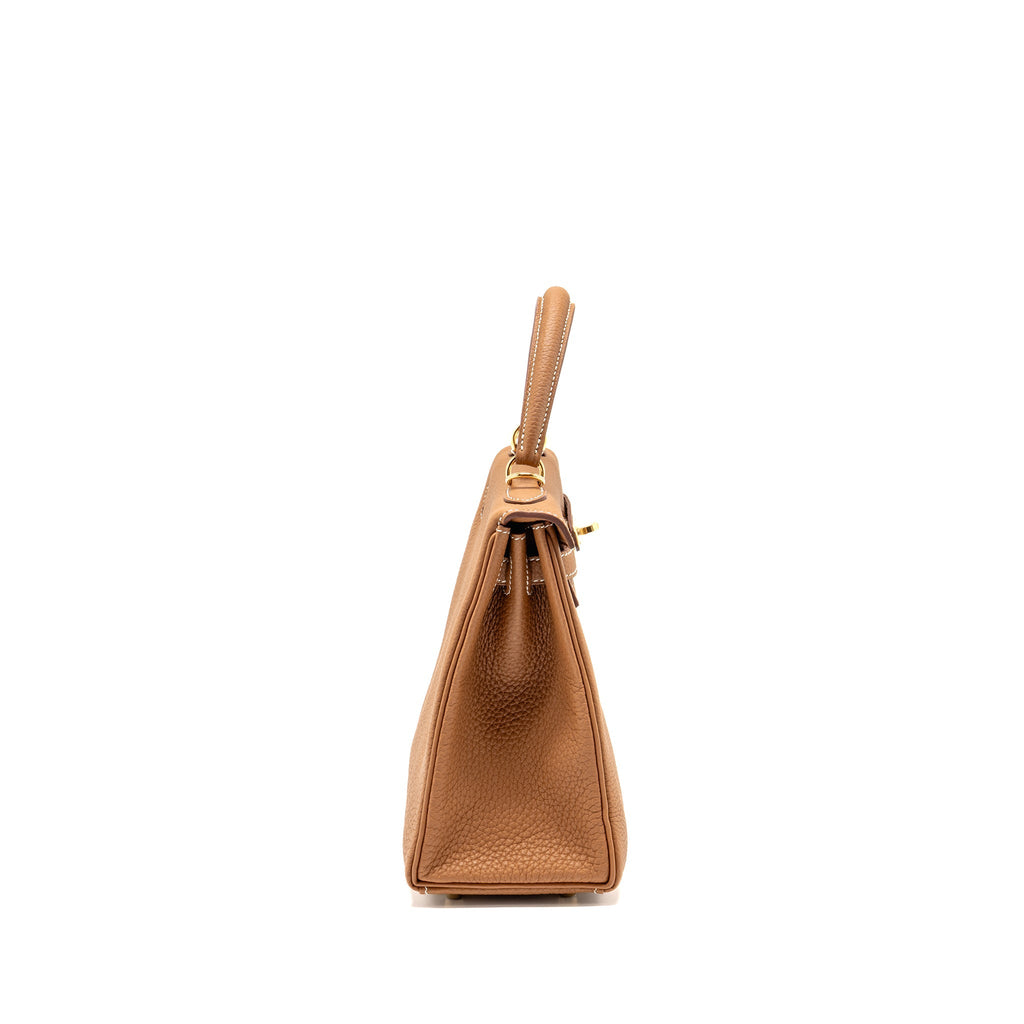 Hermes Kelly 25 Togo Gold GHW